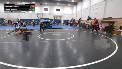 154 lbs Cons. Round 2 - Cole Moules, Aptos vs Luis Villarreal, Independence (Bakersfield)