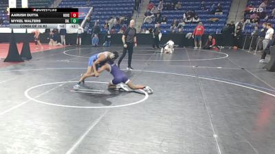 120 lbs Consi Of 16 #2 - Aarush Dutta, Nashua South vs Mykel Walters, Salem, NH