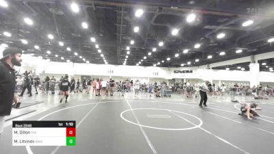 86 lbs Semifinal - Michael Dillon, The Club vs Maxim Litvinov, Savage House WC