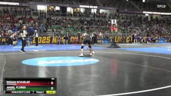 141 lbs Champ. Round 1 - Angel Flores, Adams St. vs Ronan Schuelke, McKendree