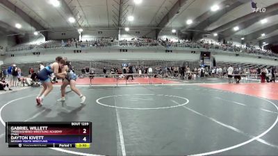 190 lbs Cons. Round 2 - Gabriel Willett, Thoroughbred Wrestling Academy (TWA) vs Dayton Kivett, Neosho Youth Wrestling