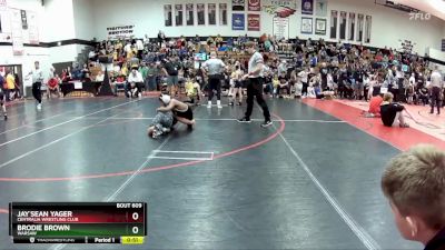 100 lbs Round 1 - Brodie Brown, Warsaw vs Jay`Sean Yager, Centralia Wrestling Club