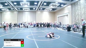 69 lbs Semifinal - Tygh Ramirez, Lewis Academy vs Julian Lawrence, RedWave