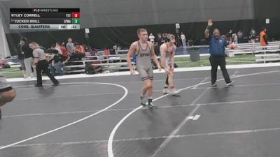 126 lbs Cons. Quarters - Ryley Correll, Young Guns Tennessee vs Tucker Brill, Great Plains Wrestling Academy