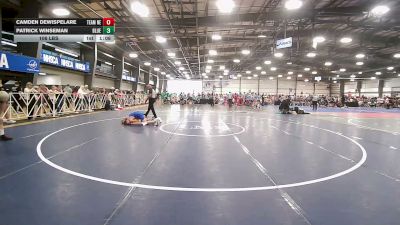 106 lbs Rr Rnd 1 - Camden DeWispelare, Nebraska Red - HSB vs Patrick Winseman, BlueWave - HSB