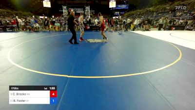 175 lbs Cons 32 #2 - Caden Brooks, WA vs Brock Foster, MI