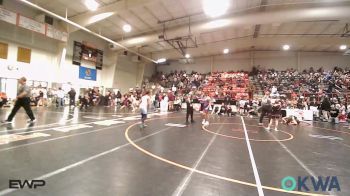 92-98 lbs Quarterfinal - Kaiden Burt, Wagoner Takedown Club vs Jonathan Kidwell, Raw Wrestling Club