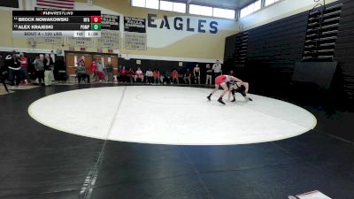 120 lbs Round Of 32 - Brock Nowakowski, Norwich Free Academy vs Alex Krajeski, Pomperaug/Watwn/Naug