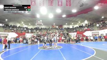 235 lbs Cons. Semi - Kryssie Grierson, Intense WC vs Violet Jennings, Perry Meridian Wrestling Club