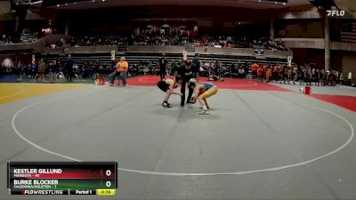 115 lbs Quarterfinals (8 Team) - Kestler Gillund, Minneota vs Burke Blocker, Caledonia/Houston