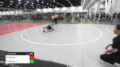 58 lbs Consi Of 8 #1 - Rhett Jessop, Ryse Wr Ac vs Adrian Morales, So Cal Hammers