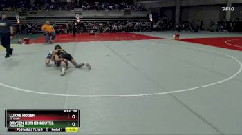 90 lbs Semifinal - Lukas Hogen, St. Clair vs Brycen Kothenbeutel, Pine Island