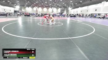 126B Quarterfinal - Calum Brown, Lafayette (Wildwood) vs Tucker Verbeck, Maize HS