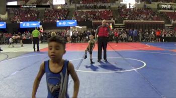 43 lbs 5th Place Match - Tizer Mummey, Bearcats Wrestling Club Helena vs Zion Talley, Heights Wrestling Club