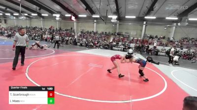 101 lbs Quarterfinal - Tiny Scarbrough, Round Valley vs Isabella Maes, WLV JR Wrestling