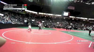 50 lbs 3rd Place Match - Loftynn Malcolm, LDYA vs Maizey Edgell, PBG1