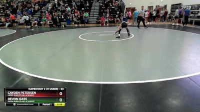 60 lbs Cons. Semi - Devon Gass, Moen Wrestling Academy vs Cayden Petersen, Lions Wrestling Academy