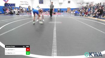 85 lbs Quarterfinal - Hensley Jarman, Pauls Valley Panther Pinners vs Alice Martin, Little Axe Takedown Club