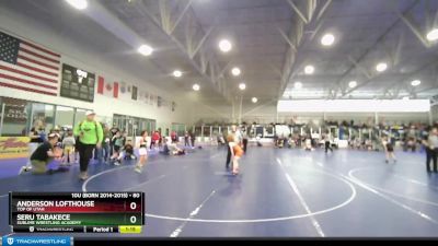 80 lbs Quarterfinal - Anderson Lofthouse, Top Of Utah vs Seru Tabakece, Sublime Wrestling Academy