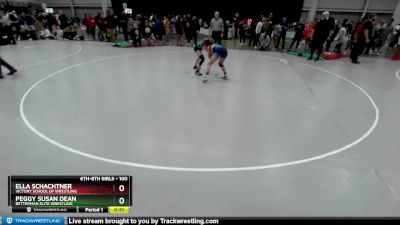 100 lbs Semifinal - Ella Schachtner, Victory School Of Wrestling vs Peggy Susan Dean, Betterman Elite Wrestling