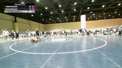 150 lbs Champ. Round 2 - Bode Wilson, OK vs Cruz Morales, TX