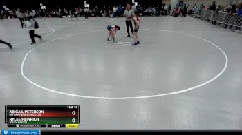 76 lbs Quarterfinal - Abigail Peterson, Big Game Wrestling Club vs Rylee Heinrich, South Dakota