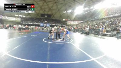 Boys 2A 175 lbs Cons. Round 2 - Jacob Koch, Ridgefield vs Jaxon Gomez, Othello