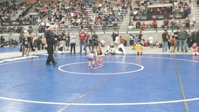 49-53 lbs Cons. Semis - Leddy Rachor, Cowboy Mat Club vs Ella Slatter, Mt Spokane Wrestling Club