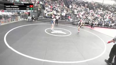 5A 155 lbs Quarterfinal - Hannah Bowler, Bonneville vs Daisy Fackrell, Clearfield