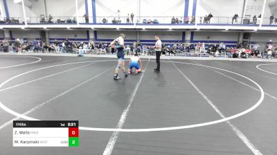 174 lbs Round Of 16 - Zach Wells, Presbyterian College vs Mason Karpinski, Kent State