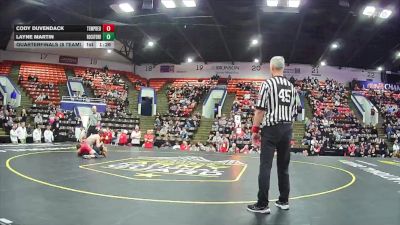 120 lbs Quarterfinals (8 Team) - Cody Duvendack, Temperance Bedford vs Layne Martin, Rockford