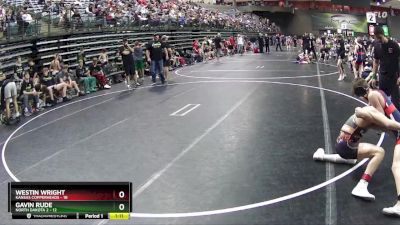 110 lbs Semis & 1st Wrestleback (8 Team) - Westin Wright, Kansas Copperheads vs Gavin Rude, North Dakota 2