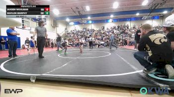 70 lbs Rr Rnd 2 - Jaxsen Woolman, Vinita Kids Wrestling vs Waylon Murphy, Salina Wrestling Club