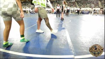 130 lbs Quarterfinal - Hailey Sisson, Shelton Wrestling Academy vs Quetzali Salas, Standfast