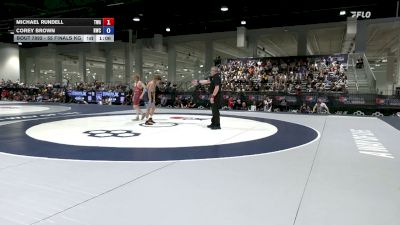 55 Finals kg Champ. Round 2 - Michael Rundell, The Wrestling Academy vs Corey Brown, HeadHunters Wrestling Club