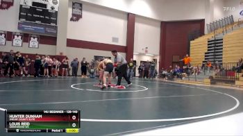 128-140 lbs Semifinal - Hunter Dunham, Shelby County Elite vs Louis Reid, Greenwood WC