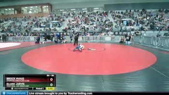 56 lbs 1st Place Match - Brock Hvass, Lewiston Wrestling Club vs Elijah Jarvis, Team Real Life Wrestling
