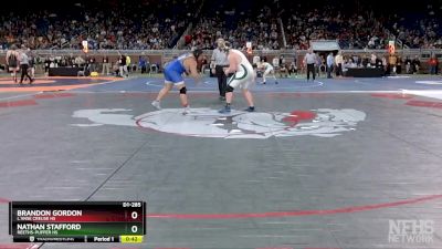 D1-285 lbs Cons. Round 3 - Brandon Gordon, L`Anse Creuse HS vs Nathan Stafford, Reeths-Puffer HS