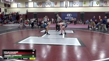 165 lbs Round 3 - Tanner Cournoyer, Pleasant Valley vs Dylan Kalinoff, Xavier, Cedar Rapids