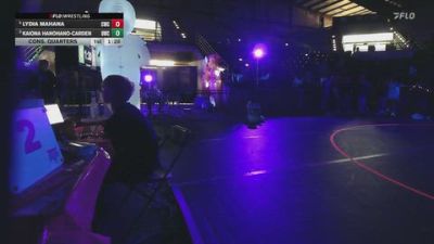 110 lbs Cons. Semis - Lydia Mahana, Champions Wrestling Club vs Kaiona Hanohano-Carden, Defiant Wrestling Club