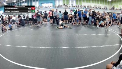 76 lbs Round 7 (10 Team) - Logan Theobald, Buxton vs Jacob Martinez, Panhandle Pitbulls