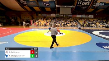 157 lbs Dual - Dylan Cedeno, Virginia vs Nick Stampoulous, Buffalo