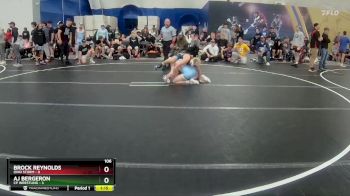 106 lbs Round 1 (8 Team) - Brock Reynolds, Ohio Storm vs AJ Bergeron, CP Wrestling