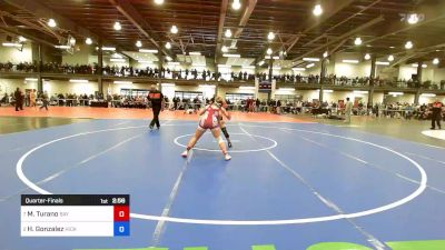 126 lbs Quarterfinal - Melania Turano, Bay Shore-North Babylon vs Haley Gonzalez, Hicksville