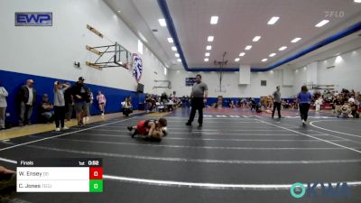 61 lbs Final - Walker Ensey, Duncan Demons vs Canyon Jones, Tecumseh Youth Wrestling