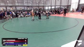 126 lbs Quarterfinal - Billy Weisgerber, WA vs Justyce Zuniga, WA