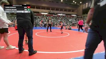 75 lbs Cons. Semi - Landon Moore, Mighty Bluebirds Wrestling vs Chris Murphy, Gentry Youth Organization Wrestling