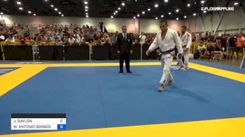 JOHN BAYLON vs MARCO ANTONIO BARBOSA 2019 World Master IBJJF Jiu-Jitsu Championship
