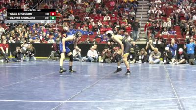 2A-126 lbs Semifinal - Gage Spurgeon, Eddyville-Blakesburg-Fremont vs Carter Schmauss, Crestwood, Cresco