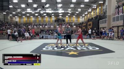 120 lbs Champ. Round 1 - Gabriel Showers, Iowa vs Roman Kile, Iowa